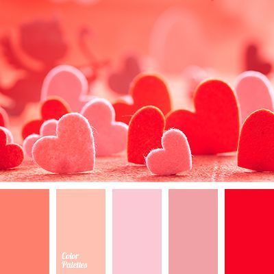 Very gentle palette of colors with elegant accent with a powerful red. This combination is perfect for the classic wedding design. In Color Balance, Color Palette Ideas, Red Colour Palette, Warm Palette, Palette Ideas, Color Palette Pink, Valentine Coloring, Romantic Colors, Color Balance