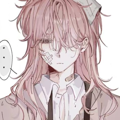 @unnu on 小红书 Male Pfp Art, Pink Hair Guy, Male Oc Art, Male Ocs, 3 Anime Best Friends Icons, Male Oc, Dark Anime Guys, Pretty Drawings, Art Style Inspiration