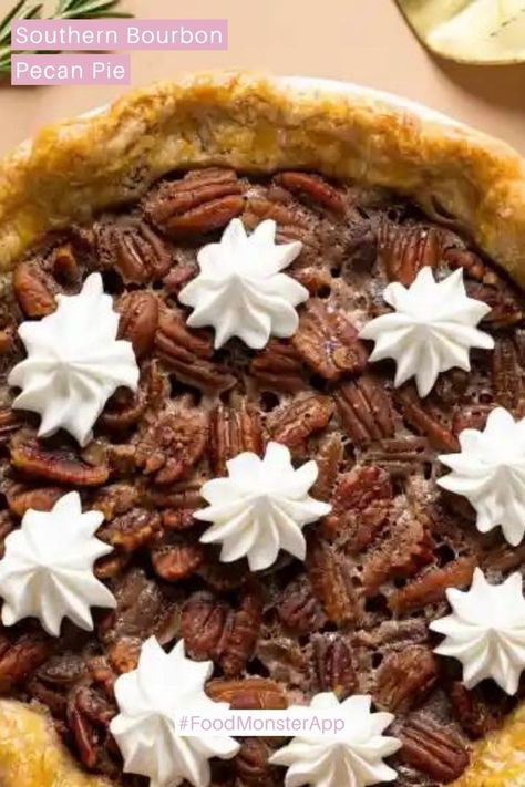 This Vegan Southern Bourbon Pecan Pie is a warm, flavorful pie that tastes even better than a classic pecan pie. The gooey center is perfectly luxurious and nutty, and the homemade crust is scented with orange while being 100% vegan! Pecan Pie Vegan, Cold Apple Cider, Classic Pecan Pie, Pie Crust Shield, Vegan Pies Recipes, Homemade Crust, Bourbon Pecan Pie, Vegan Pie, Vegan Cheesecake