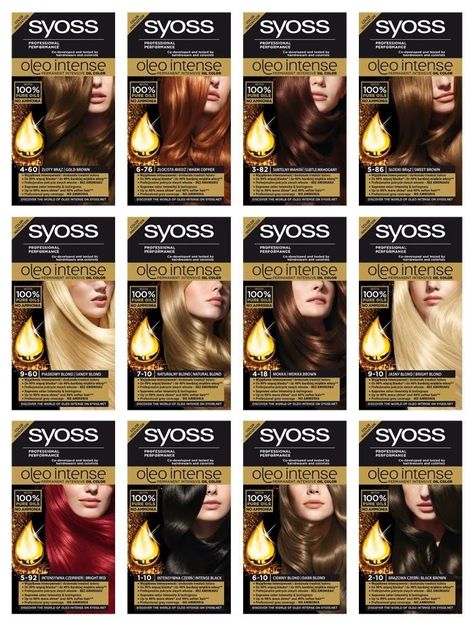 Syoss Hair Color, Hair Color Schwarzkopf, Healthy Looking Hair, Oil Hair, Styling Hair, Beauty Hair, Hair Oil, Health And Beauty, Hair Care