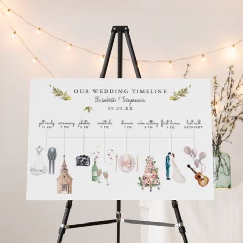 Wedding Guest Timeline, Wedding Guest Experience, Wedding Schedule Timeline, Ceremony Welcome Sign, Wedding Agenda, Wedding Logistics, Wedding Schedule, Afternoon Wedding, Wedding Itinerary