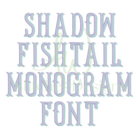 ✨🎉 IT’S HERE!! 🎉✨ After pouring my heart and soul into this project, I’m beyond excited to finally introduce the Fishtail Shadow Monogram Font to the world! 💖 This has been a true labor of love, and I couldn’t be more proud to share it with all of you. 🎨✨ This isn’t just another font—it’s a one-of-a-kind, hand-drawn creation that brings a fun twist to the timeless fishtail style, now with an incredible shadow effect that adds depth and dimension to every design! 🌟 Perfect for creating stunni... Brother Embroidery Machine, Applique Stitches, Brother Embroidery, Monogram Fonts, Satin Stitch, Animal Birthday, Font Bundles, Digital Embroidery, Monogram Letters