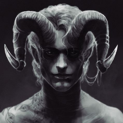 Critical Role Mollymauk, Skyfall, Angels And Demons, Arte Fantasy, Critical Role, Character Portraits, Fantasy Character Design, Fantasy Creatures, Dark Art