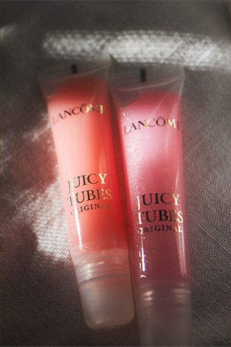 Luscious Lips: Lancôme Juicy Tubes - A Splash of Color and Shine! 💄💋 #LancomeJuicyTubes #BeautyEssentials Juicy Tubes Lip Gloss, Lancôme Juicy Tubes, Lancome Juicy Tubes Aesthetic, Tube Lip Balm, Juicy Tubes Lancome, Lancome Lip Gloss, Lancome Juicy Tubes, Balm Packaging, Juicy Tubes