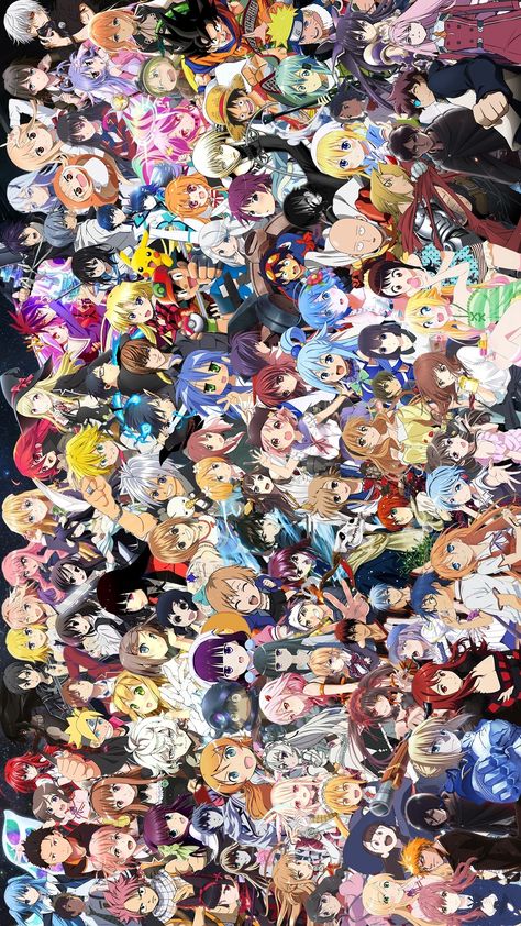 All Anime Characters Wallpaper, Anime Collage Printable, Collage Wallpaper Anime, Anime Photo Collage, Cute Anime Collage Wallpaper, All Anime Collage Wallpaper, Tous Les Anime, Anime Suggestions, All Anime Characters