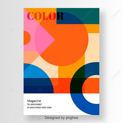 Geometric Poster Design, Overlapping Shapes, Geometric Graphic Design, Poster Art Design, Flyer Inspiration, Neo Geo, Blue Yellow Orange, Geometry Design, Geometric Poster