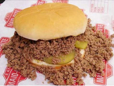 Maid Rites, Maid Rite Sandwiches, Loose Meat, Loose Meat Sandwiches, Meat Restaurant, Meat Sandwich, Hamburger Meat, Hamburger Recipes, Quad Cities