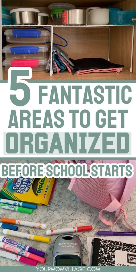 Get ready for back to school and tips to help you get organized as a busy mom. #backtoschoolideas. Back To School Organization For Moms, School Organization At Home, Preschool Readiness, Getting Ready For School, Educational Tips, Organize Ideas, Back To School Checklist, School Checklist, School Prep