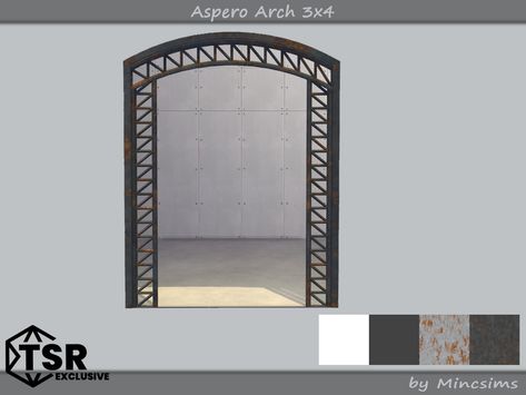 The Sims Resource - Aspero Arch 3x4 Hanging Witch, Sims 4 Clutter, Electronic Art, Single Doors, The Sims Resource, Sims Resource, The Sims 4, Sims Cc, The Sims