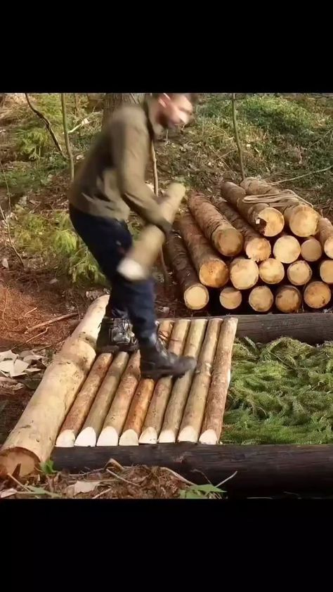 Miejski Survival, Fabrikasi Logam, 1000 Lifehacks, How To Build A Log Cabin, Bushcraft Shelter, Dream Farm, Survival Skills Life Hacks, Survival Life Hacks, Bushcraft Camping