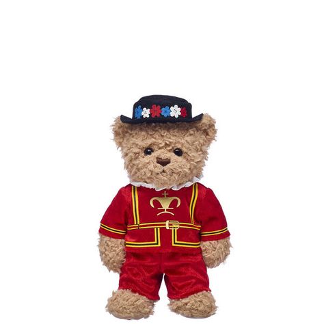 Build-A-Bear Buddies™ Timeless Teddy Beefeater Timeless Teddy Build A Bear, The Tower Of London, Disney Day, Party Stores, Tower Of London, Build A Bear, The Tower, Special Promotion, Brown Bear