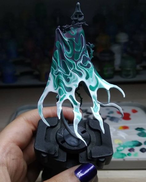 Skaven Color Scheme, Warhammer Paint Scheme, Warhammer Miniatures Painting, Nighthaunt Paint Schemes, Dnd Miniatures Painting, Warhammer 40k Tyranids, Painting Figurines, Dnd Crafts, Warhammer Miniatures