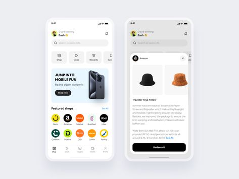 Cashback app redesign by Bashar Louzon Cashback App, App Redesign, Product Design, Creative Professional, Global Community, Design