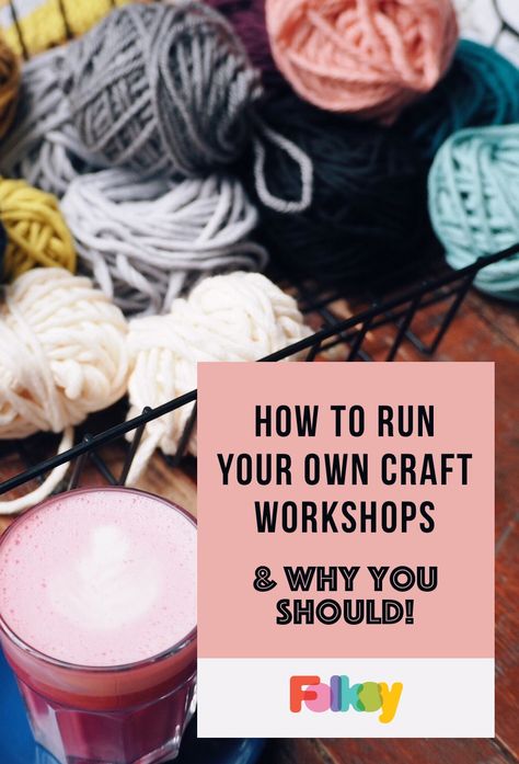 How To Start A Crafting Business, Creating A Workshop, Craft Classes And Workshops, Christmas Craft Workshop Ideas, How To Start Craft Business, Successful Craft Business, Teaching Craft Classes, Art Workshop Ideas, Summer Arts And Crafts