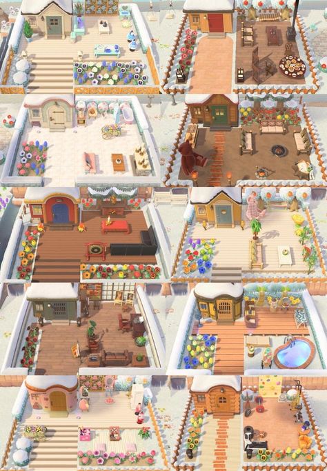 Acnh Villagers Homes Layout, Villager House, Acnh Yard, Animal Crossing 3ds, Animals Crossing, Ac New Leaf, Animal Crossing Guide, Animal Crossing Wild World, Animal Crossing Qr Codes Clothes