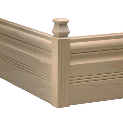 $3.49 Item # 174234 Model # EV892OBCWHW    EverTrue 1.1165-in x 6.75-in Interior White Hardwood Outside Corner Baseboard Moulding Block Outside Corner Moulding, Corner Molding, Baseboard Moulding, Floor Moulding, Baseboard Trim, Plinth Blocks, Baseboard Molding, Corner Moulding, Floor Molding