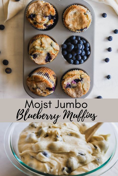 Jumbo Muffins Blueberry, Large Blueberry Muffins With Crumble Topping, Large Muffin Pan Recipes, Pampered Chef Large Muffin Pan, Extra Large Blueberry Muffins, 6 Blueberry Muffins Recipe, Large Blueberry Muffins Recipe, Giant Blueberry Muffins, Jumbo Blueberry Muffins Crumble Topping