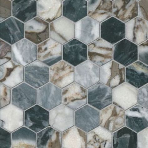 Marble Tiles | Subway, Mosaic, Herringbone & More | The Tile Shop Black Hardware Bathroom, Mosaic Shower Tile, White Mosaic Tile, Blue Bathroom Tile, Hexagon Tile Floor, Black Floor Tiles, Beautiful Flooring, Tiles For Wall, Shower Floor Tile