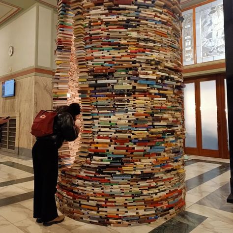 books booktower bookworm prague czech republic Prague Book Tunnel, Book Tower Prague, Infinity Book Tower Prague, Prague Instagram Story, Prague Pictures Ideas, Prague Places To Visit, Prague Photo Ideas, Prague Museum, Prague Aesthetic