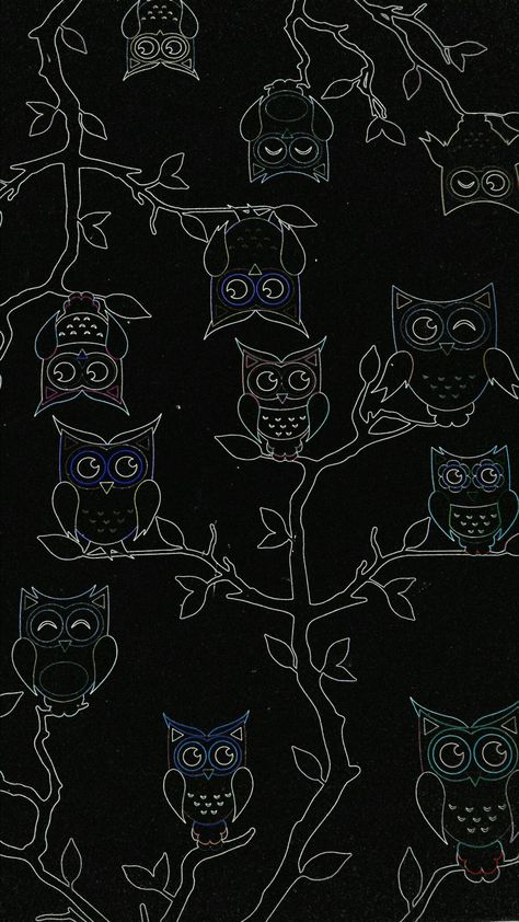 Owl Phone Wallpaper, Owl Wallpaper Aesthetic, Owl Wallpaper Backgrounds, Owl Background, Owl Magic, Magic Wallpaper, Cute Owls Wallpaper, Owl Artwork, Owl Wallpaper