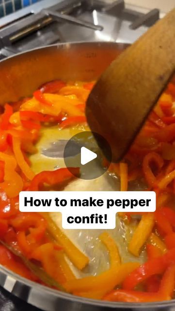 Chefsmartypants on Instagram: "How to make pepper confit to get you through the cold winter months! 🫑🌶️

Speaking of winter…did you know it's going to be summer in Argentina/Chile/Uruguay when we go in February?!! There are only a few spots left, so make sure you book your spot! Link in bio.

#peppers #confit #garlicconfit #summerproduce #pepper #travel #argentina" Travel Argentina, Summer Produce, Cooking School, Stuffed Hot Peppers, Winter Months, Cold Winter, Cooking Tips, Peppers, Stuffed Bell Peppers