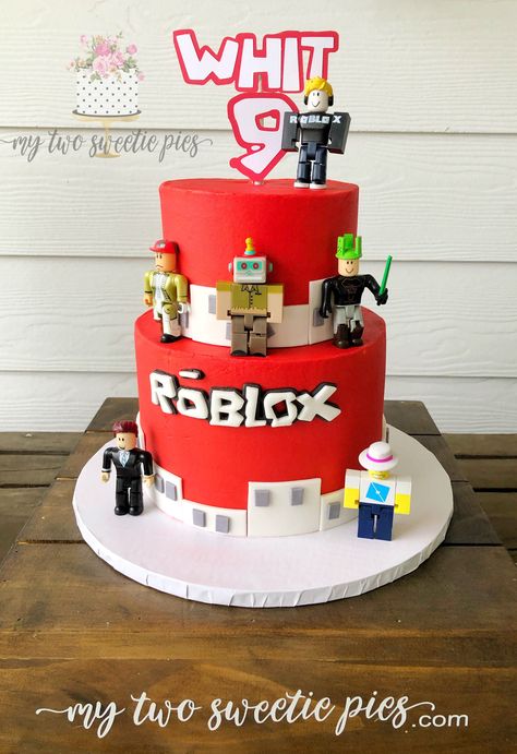 Roblox birthday Roblox Birthday Cake, 9th Birthday Cake, 7th Birthday Cakes, Roblox Party, Robot Birthday Party, Roblox Cake, Roblox Birthday, Cake Kit, 10th Birthday Parties