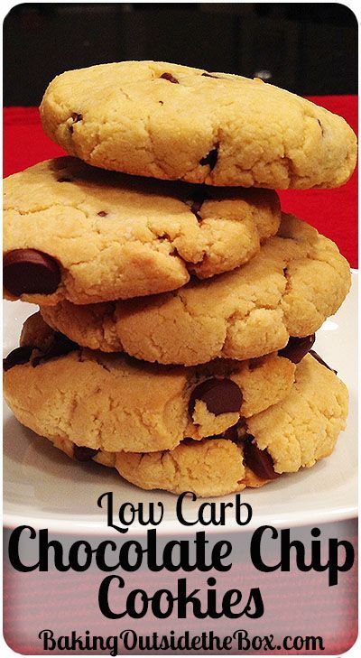 #bakingoutsidethebox | This Low Carb Chocolate Chip Cookies Recipe makes great soft cookies. Almond flour & 60% chocolate chips keep the cookies to 3.5 net carbs per cookie. Therapy Consultation, Cookies Almond Flour, Low Carb Chocolate Chip Cookies, Soft Cookies, Keto Cookie Recipes, Recipe Baking, Chocolate Chip Cookies Recipe, Low Carb Treats, Low Carb Low Sugar