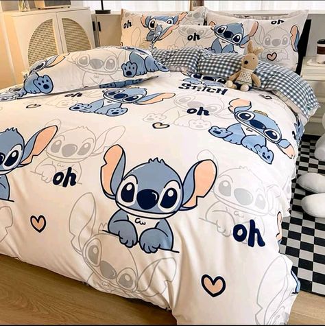 Stitch Bedding Set, Stitch Bedroom Ideas For Teens, Lilo And Stitch Room Ideas, Lilo And Stitch Room, Stitch Room Ideas, Stitch Bedroom Ideas, Stitch Bedroom, Stitch Bed, Stitch Bedding