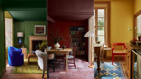 Have you heard of double drenching? According to experts, this is the new paint trend to confidently combine color in your home Color Drenching, Paint Trends, Interior Design Advice, Design Advice, Little Greene, Aesthetic Room Decor, Aesthetic Room, Shopping Hacks, House Tours