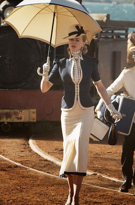 Nicole Kidman Australia 1930s Outfits, 30’s Fashion, 1930s Fashion Dresses, Decades Fashion, Fashion Through The Decades, Vintage Fashion 1930s, 1930 Fashion, 30s Fashion, 40s Fashion