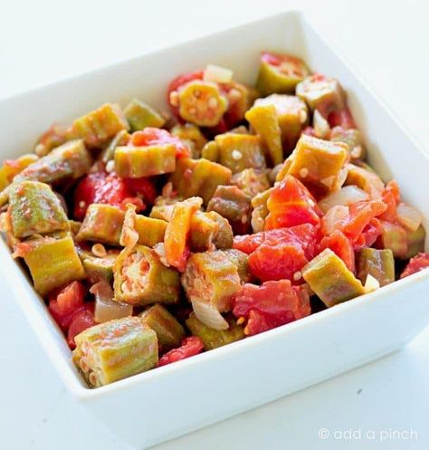 Canning Okra, Okra And Tomato Recipe, Fried Okra Recipe, Okra Stew, Okra Recipe, Okra And Tomatoes, Fried Okra, Okra Recipes, Tomatoes Recipe