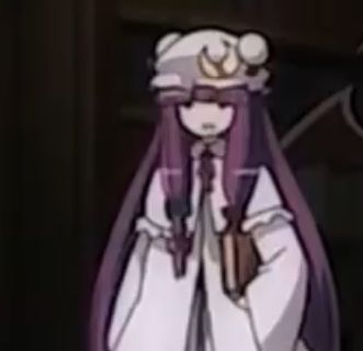 low quality patchouli Touhou Patchouli, Touhou Pfp, Patchouli Knowledge, Touhou Anime, Low Quality, Goats, Princess Zelda, Anime, Fictional Characters