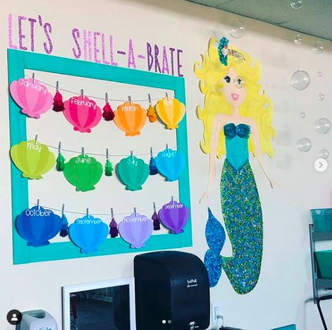 Mermaid Classroom, Ocean Classroom, Ocean Theme Classroom, Infant Classroom, Classroom Birthday, Toddler Classroom, Class Theme, Classroom Behavior Management, Classroom Decor Themes