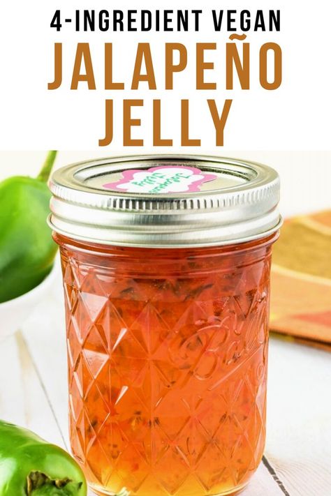 Homemade Jalapeno Jelly, Jalepeno Recipes Jelly, How To Make Jalapeno Jelly, Sweet Jalapeno Jelly, Jalopena Jelly Recipe, Jalapeno Jelly Recipe No Pectin, Vegan Jalapeno Recipes, Jalapeño Jelly With Powder Pectin, Jalapeno Jelly Recipe Easy