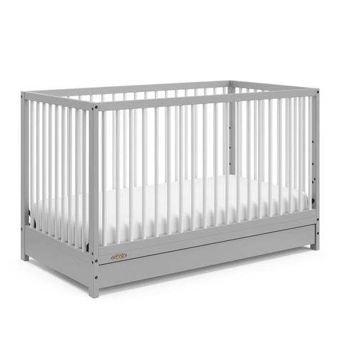 Crib With Storage, Crib Conversion Kit, Graco Baby, Baby Cribs Convertible, Dream Nursery, Childrens Bedroom Furniture, Drawer Glides, Dream Nurseries, Toddler Mattress