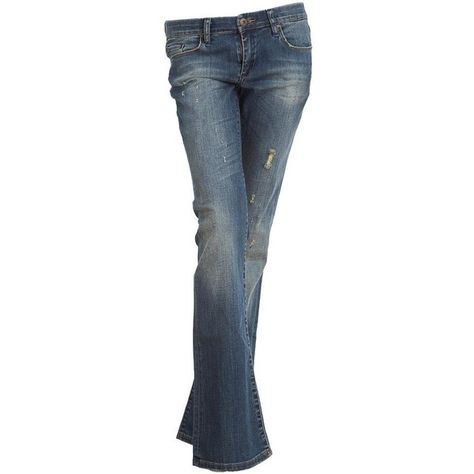 BLANK Bootcut Jean ($78) ❤ liked on Polyvore featuring jeans, pants, bottoms, denim, trousers, women, boot cut jeans, blue denim jeans, denim jeans and destroyed jeans Bootcut Ripped Jeans, Ripped Bootcut Jeans, Cute Ripped Boot Cut Jeans, Ripped Fitted Cutoff Jeans, Blue Cutoff Jeans With Buttons, Zara Fitted Cutoff Jeans, Polyvore Dress, Destructed Jeans, Denim Jeans Ripped