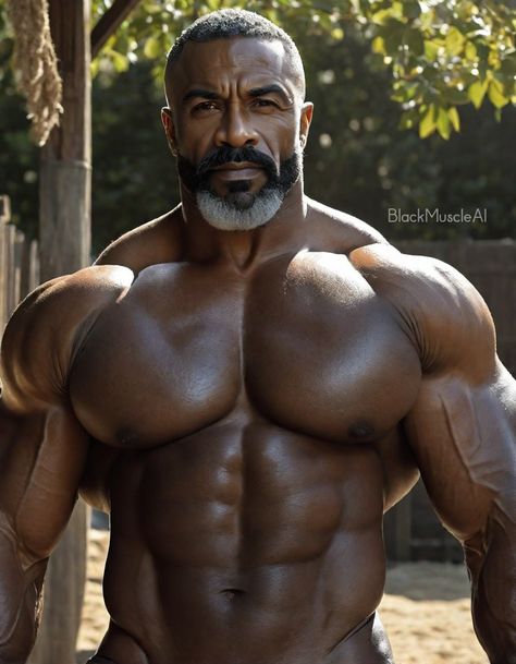 Black Muscular Men, Big Muscular Man Reference, Black Bodybuilders Men, Buff Black Men, Large Muscular Men, Back Muscles Men, Muscular Black Man, Black Male Bodybuilders, Black Male Body Muscle