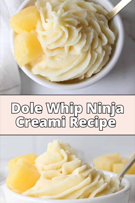 Indulge in this pineapple ninja creami recipe that delivers a sweet and refreshing frozen treat. This ninja creami dole whip recipe is one of the best ninja creami options for a fruity ninja creami recipe. Try these dole whip ninja creami recipes and enjoy the perfect ninja creami pineapple delight anytime! Fruit Fluff Salad Recipes, Dole Whip Ninja Creami, Simple Ingredient Desserts, Few Ingredient Desserts, Fruit Fluff Salad, Pre Workout Snacks, Salad Recipes Fruit, Dessert With Few Ingredients, Post Workout Recipes