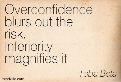 Over confident people can fool others into believing they are more talented than they actually are, a study has found. These 'self-deceived' individuals could be more likely to get promotions and reach influential positions in banks and other... Confident People, People Quotes, The Fool, Banks, Love Quotes, Promotion, Confidence, Canning, Quotes