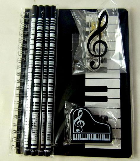 Gift Ideas For Musicians, Feel The Music, Learn Violin, Notebook Set, Musical Gift, Music Jewelry, Music Items, Music Decor, Music Accessories