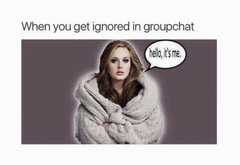 .... Barista Problems, The Groupchat, Adele Video, Just Say Hello, Makeup Pictures, Bones Funny, Adele, Group Chat, Funny Texts