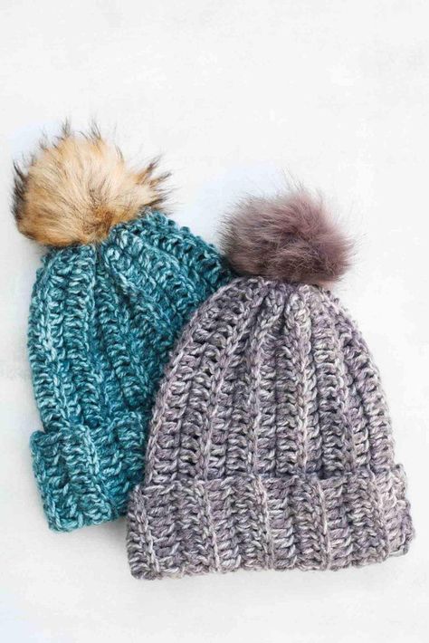 Beanie hat crochet pattern