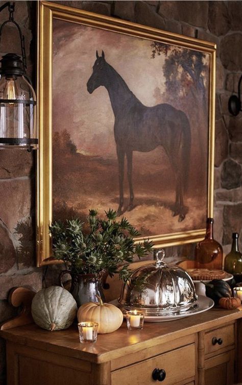 Ralph Lauren Home Living Room, Lantern Decor Living, Ralph Lauren Interiors, Fall Magic, Sideboard Decor, Equestrian Chic, English Country Decor, English Decor, English Country Style