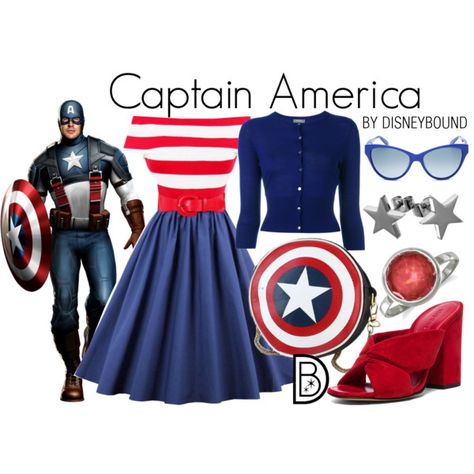 Captain America Outfit, Marvel Inspired Outfits, Disney Dapper Day, Hockey Outfits, Disney Bound Outfits Casual, Marvel Fashion, Special Outfits, Avengers Outfits, Disney Themed Outfits