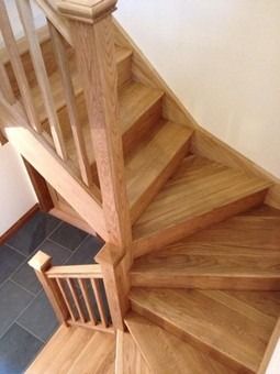 Get stairs inspiration and ideas for your new staircase by browsing our staircase project gallery. Stairs Painted White, Black Painted Stairs, Winder Staircase, Stair Construction, Space Saver Staircase, Winder Stairs, Staircase Layout, Staircase Manufacturers, Oak Handrail