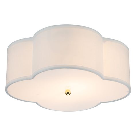 This ceiling light transforms a functional fixture into a work of art. Graceful curves plus metallic lines equal an elegant contemporary design with a gold accent. Flush Mount Lights, Overhead Lighting, Light Bulb Types, Flush Ceiling Lights, Lighting Store, Linen Shades, Flush Mount Lighting, Flush Mount Ceiling, Drum Shade