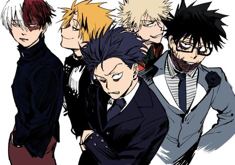 villain AU shinsou, dabi, shouto, denki, and katsuki <3 mefutakiku did this Villain Shinsou X Denki, Villain Shinsou, Shinsou And Denki, All Might Cosplay, Boku No Hero Academia Todoroki, Shinso Hitoshi, Hitoshi Shinsou, My Hero Academia Bakugou, Shinsou Hitoshi