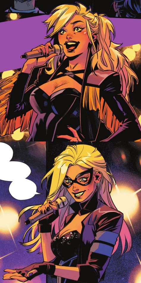 Black Canary Dc Comics, Dc Comics Black Canary, Comic Panels Dc, Dc Raven Fanart, Black Canary Fanart, Black Canary Icon, Dc Black Canary, Marvel Comic Panels, Black Canary And Green Arrow