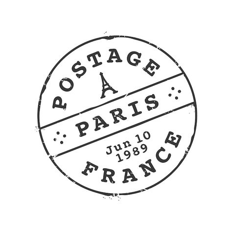 Vector paris postage mark france vintage... | Premium Vector #Freepik #vector #vintage-postcard #postal #old-stamp #vintage-stamp Postal Stamp Tattoo, Paris Stamp, Stamp Tattoo, About Paris, Travel Stamp, France Vintage, Shirt Graphics, Wood Stamp, Postal Stamps