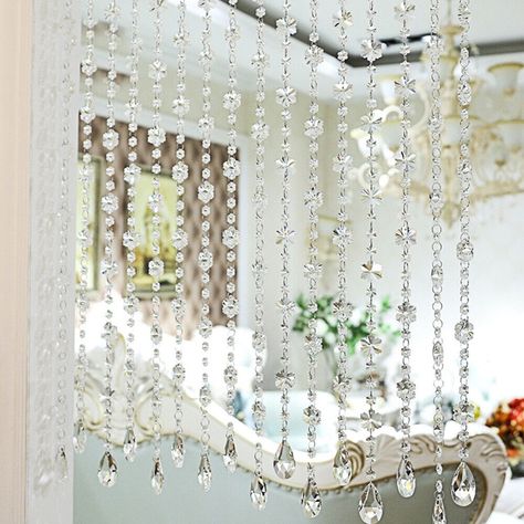 Store category         You may also like   1M Crystal Beads Single String Divider Curtain Door Living Room Tassel Decor 1PC   Specification: Condition: 100% New Color: as picture show Material: Crystal Size: 1 Meter Conversion:  1 cm = 0.39 inch, 1 inch = 2.54 cm Quantity: 1PC Notice:   1. Due to the light and screen difference, the item's color may be slightly different from the pictures.   2. Please allow 0.5-2 cm differences due to manual measurement.   3.Thank you for your kindly understanding. Payment Delivery details return policy feedback Contact us Payment We accept PayPal ONLY. We only ship item to your PayPal verified address. Payment must be received within 3 Days from the date of purchase. Orders will be processed instantly and dispatched on same day normally, so we do NOT acce Tule Curtain Ideas, Beaded Drapes, Diy Drapes, Door Dividers, Door Living Room, Curtain Door, Crystal Curtains, Divider Curtain, Curtain For Door Window